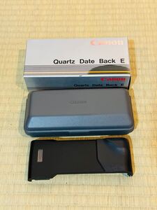 未使用品 CANON QUARTZ DATE BACK E キャノン クオーツ データバック パーツ 希少品