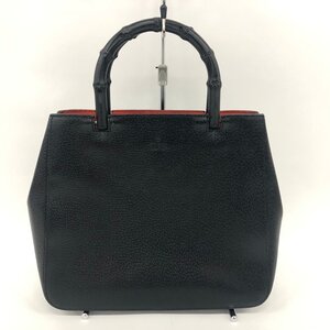 GUCCI グッチ バンブーライン レザー ハンドバッグ 002.1001 001998【CKBCA010】