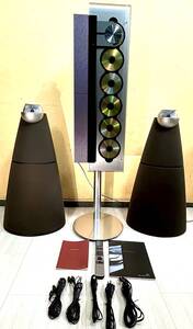 B&O特別出品 完動品 Beosound9000(MKⅢ)6連装CDプレイヤー+Beolab９ペアスピーカー リモコン付 全国発送 バング＆オルフセン Bang&Olufsen