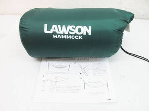 G3631【アウトドア ハンモック】米海軍使用モデル Lawson ローソン アンダーキルト ブルーリッジ キャンピング ハンモック★未使用