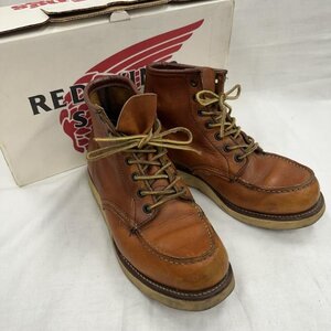 レッドウィング 00875-3 IRISH SETTER アイリッシュセッター レースアップ 羽タグ ワーク ブーツ ブーツ US：7 茶 / ブラウン