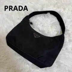 PRADA プラダ アクセサリーポーチ ミニバッグ ナイロン 黒