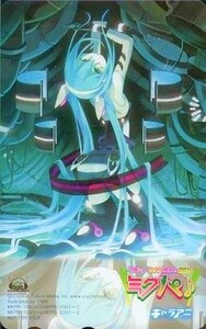 初音ミク ライブパーティー 2011 ミクパ♪ TNSK キャラアニ購入特典 テレホンカード テレカ 限定品 ボーカロイド ボカロ