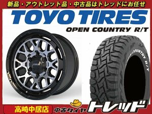 高崎中居店 新品サマータイヤ 4本セット WILDPOTER Funk WMC 16インチ × トーヨー オープンカントリーR/T 215/65R16 200系ハイエース