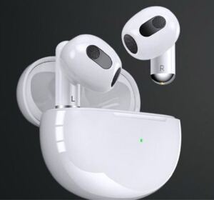 ★送料無料★新品 （AirPods Pro第3世代 互換品） ワイヤレスイヤホン Pro 白 本体 TWS 充電ケース付 Android iPhone スマホ対応 高音質★