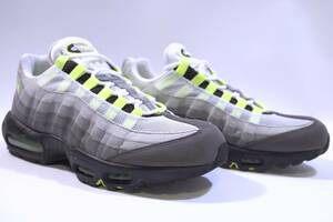 本物/2017年 NIKE AIR MAX95 OG 希少サイズUS11/29cm イエローグラデ完全復刻 数回使用のみ/貴重な美品 jordan1 retro dunk sb supreme prm