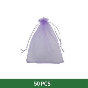 果物　フルーツ　保護　メッシュバッグ　家庭菜園　Purple　50PCS　 10cmx15cm