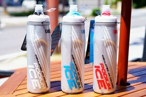 CamelBak キャメルバック Podium Ice bottle ポディウム アイス ボトル mont-bell モンベル クリアボトル サーモカバー 1.0L セット 美品