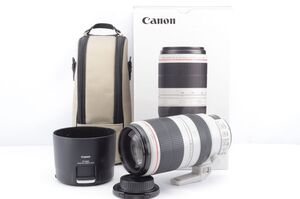 美品★Canon キヤノン EF100-400mm F4.5-5.6L IS II USM フルサイズ対応 望遠ズームレンズ★元箱付き R3010