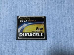 DURACELL CFカード コンパクトフラッシュ 8GB 300X UDMA 動作品