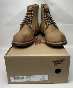 RED WING SHOES レッドウィング 8083 US9 約27cm　アイアンレンジャー ラウンドトゥ ブーツ キャップドトゥ スウェード