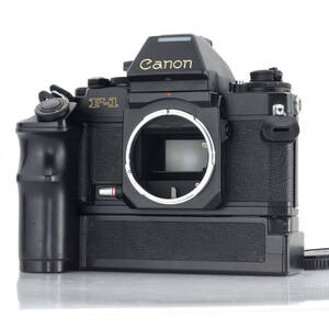 【キヤノン】Canon New F-1 AEファインダー + パワーワインダーFN セット #e642a