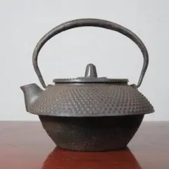 鉄瓶 小 茶道具 鉄器 南部 急須 急須鉄瓶 茶器 鋳物 訳あり №10