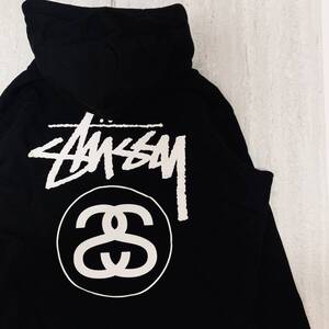 海外限定 ステューシー Stussy LINK パーカー XL ブラック