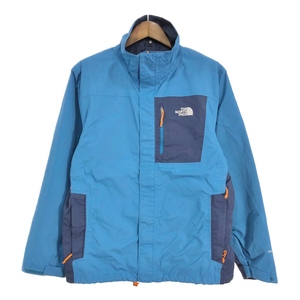 THE NORTH FACE ノースフェイス HYVENT マウンテンパーカー アウトドア ブルー (メンズ L) 中古 古着 S5541