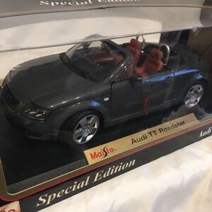 Maisto 1/18 Audi TT Roadster グレー ミニカー マイスト アウディ ロードスター 完成品モデルカー