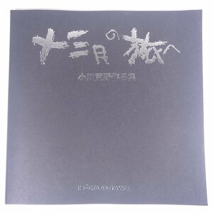 【著者肉筆サイン入り】 十三月の旅へ 小川荒野作品集 埼玉県浦和市 1991 大型本 図版 図録 芸術 美術 絵画 画集 作品集 ※状態やや難