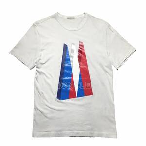 MONCLER モンクレール MAGLIA T-SHIRT トリコロール ロゴ プリント Tシャツ F20918C78410 サイズXS 店舗受取可