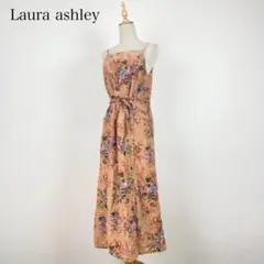 LAURA ASHLEY コーデュロイ 厚地 キャミワンピース 花柄