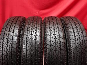 中古タイヤ 145/80R12 80/78N 4本セット ヨコハマ スーパー バン Y356 YOKOHAMA SUPERDIGGER VAN Y356 8.5分山★n12 商用車6PR エブリィ