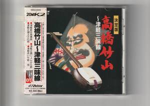 帯付CD/決定版　高橋竹山　津軽三味線　全14曲収録　1995年発売　VICG23023