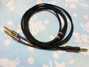 T1 2nd 3rd Z7 Z1R 銀メッキOFC 八芯 ブレイド編 4.4mm5極 (銀メッキ) 125cm トープラ販売×3 Amiron home aventho wired WOOD 01 HA-SW01