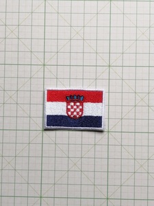 //■ クロアチア 共和国 小 Croatia ヨーロッパ ■ アイロン接着OK