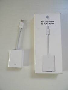 純正【ジャンク扱】Apple Mini Displayport to VGA Adapter アップル　ディスプレイアダプター