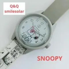 ソーラー　Q&Q SNOOPY　スヌーピー　peanuts　ピーナッツ　時計