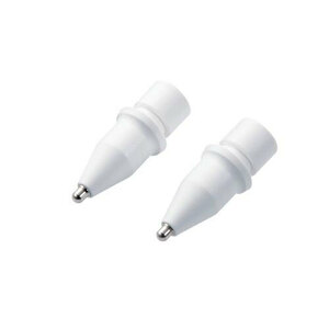 まとめ得 エレコム Apple Pencil 第2世代 第1世代 用 交換ペン先 2個入 太さ約1mm ホワイト P-TIPAP02 x [2個] /l