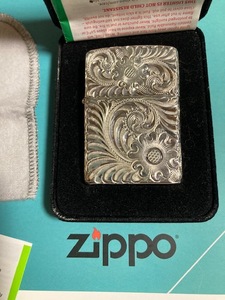 Zippo Silver King #4デザイン 新品未使用品！