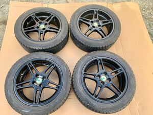 レーシングダイナミクス 16インナ8J 6.5J. PCD100 x4 195/55/R16 4本セット