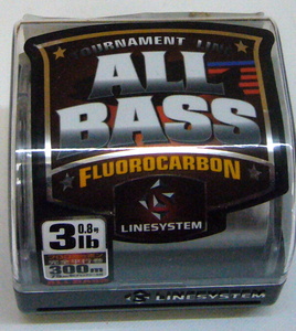 ラインシステム トーナメントライン ALL BASS フロロカーボン 3LB 24