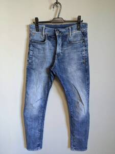 G-STAR RAW D-STAQ 3D SLIM JEANS ジースターロゥ 立体裁断スリムテーパードデニムジーンズ w29