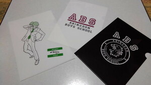 □　abingdon boys school　【　クリアファイル3枚セット♪美品　】　T.M.Revolution 西川貴教　アビングドンボーイズスクール