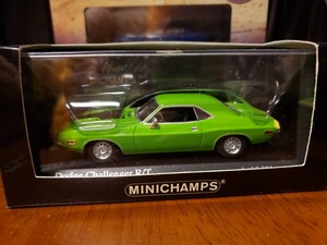 MINICHAMPS 1/43 Dpdge Challenger 1970 Greem ミニチャンプス ダッチチャレンジャー　グリーン