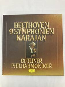 LP レコード BEETHOVEN 9SYMPHONIEN KARAJAN BERLINER PHILHARMONIKER MG-8250/7 ベートーヴェン カラヤン クラシック　yl-2