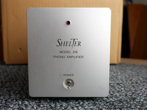 SHELTER MODEL216 シェルター フォノアンプ フォノイコライザー MM/MC対応 ワンオーナー完動品 元箱、説明書付