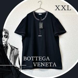 【超希少！大きいサイズ！XXL】新品タグ付 DOLCE&GABBANA ドルチェ&ガッバーナ メンズ 胸ロゴ 半袖Tシャツ トップス 黒ブラック