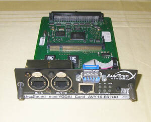 ★(YAMAHA) AutiTran AVY16-ES100 mini YGDAI CARD 16-Channel EtherSound Network I/O★OK!!!★MADE in FRANCE★