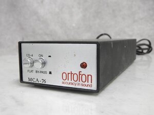 【G】Ortofon MCA-76 ムービングコイルアンプ オルトフォン 3007208