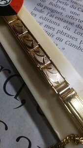 新品【snake レディースウォッチ バンド】ゴールド 時計ベルト ビンテージウォッチ アンティークウォッチ vintagewatch 当時物 腕時計 レア