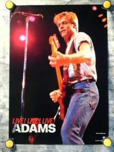 ae【ポスター/B-2-515x728】ブライアン アダムス/Bryan Adams/LIVE!LIVE!LIVE!/販促用非売品ポスター