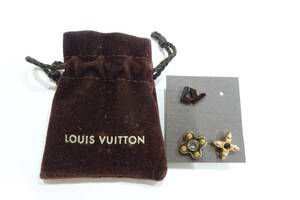 1円～ LOUIS VUITTON ルイ ヴィトン ピアス ブックル ドレイユ ラブレターズ M65250 3個 3種類 アクセサリー ロゴモチーフ ブランド 