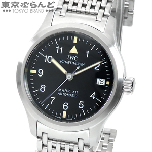 101698369 IWC パイロットウォッチ マーク12 IW324102 ブラック SS mark XII 腕時計 メンズ 自動巻 オートマチック OH済 仕上済