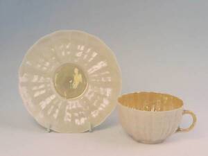 　Old ベリーク 　Belleek　　=　カップ&ソーサー　=　 (1級品)　R/Shell