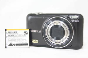 【返品保証】 フジフィルム Fujifilm Finepix JZ300 ブラック 10x バッテリー付き コンパクトデジタルカメラ v8217