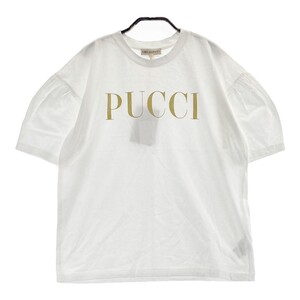 EMILIO PUCCI エミリオ プッチ 半袖Tシャツ ホワイト系 M [240101333838] レディース