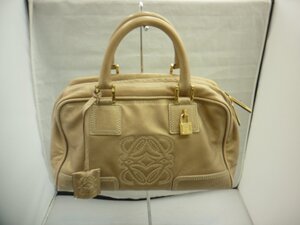 【LOEWE】ロエベ　ハンドバッグ　シャンパンゴールド　レザー　SY02-DIB