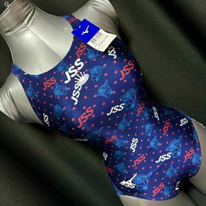 【新品】JSS 指定水着 女子 Lサイズ 成人用 大きいサイズ 強光沢生地 MIZUNO ミズノ 競泳水着 スコーパー スイミングスクール